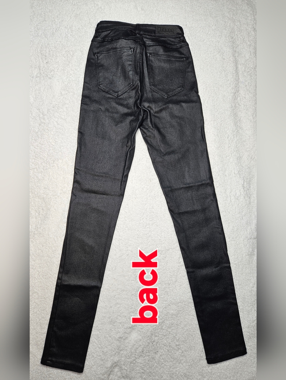Bianco Black Coated Skinny Jeans - Picture 6 of 10